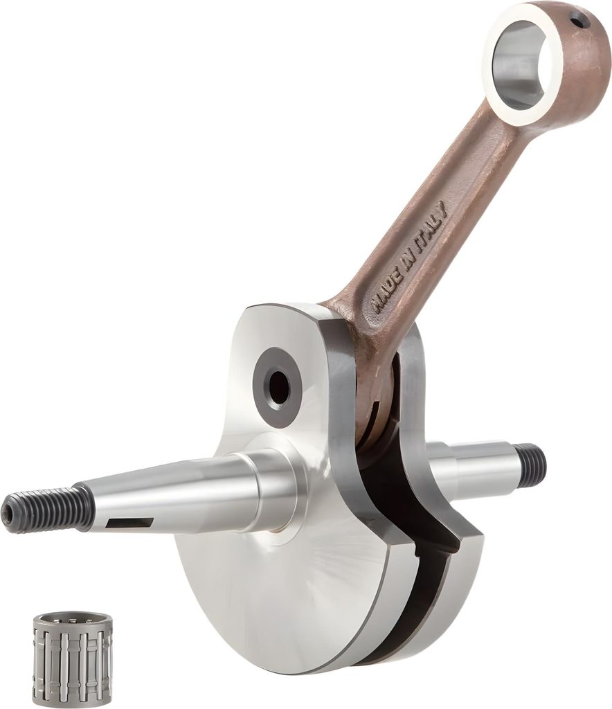Kurbelwelle SIP Spareparts PREMIUM 50,0mm Hub, 110,0mm Pleuel für Vespa 125 V30-33T, U, Hoffmann HA, HB