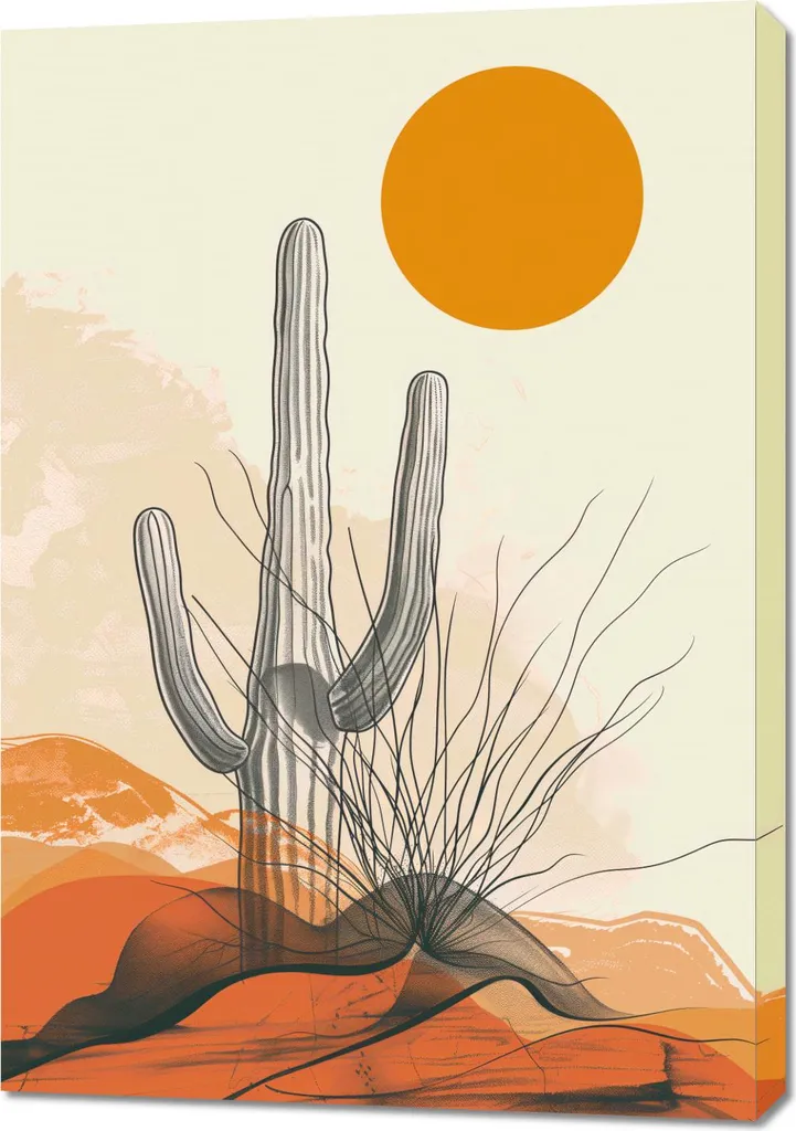 Offerta Quadro 70x100 Deserto: Stampa su Tela Canvas Alta Definizione