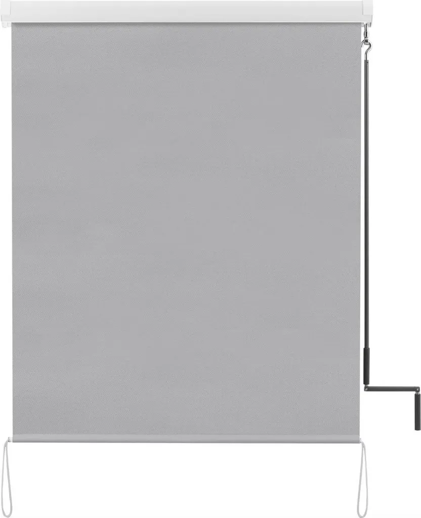 Store occultant gris 100x240cm isolant thermique pour fenêtres sans percer