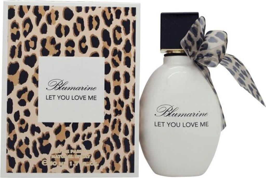 A perfume bottle and its box are displayed side-by-side.