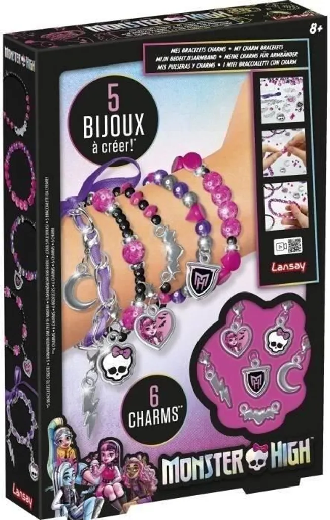 CARLETTO Bracelets Monster High 0 - Kit de création bijoux pour enfants