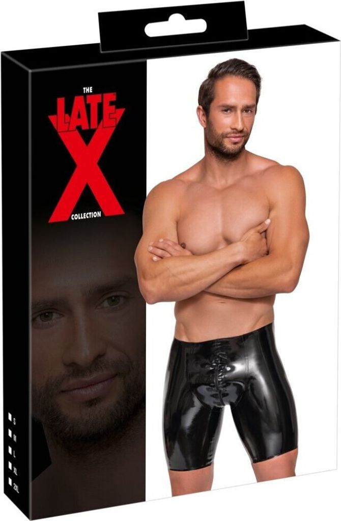 Late X - Latex Herren Pants Zipper