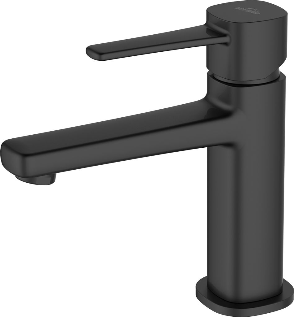 BADLAND Waschtischarmatur Wasserhahn Kleine GLAMOUR Mischbatterie für Badezimmer in Schwarz