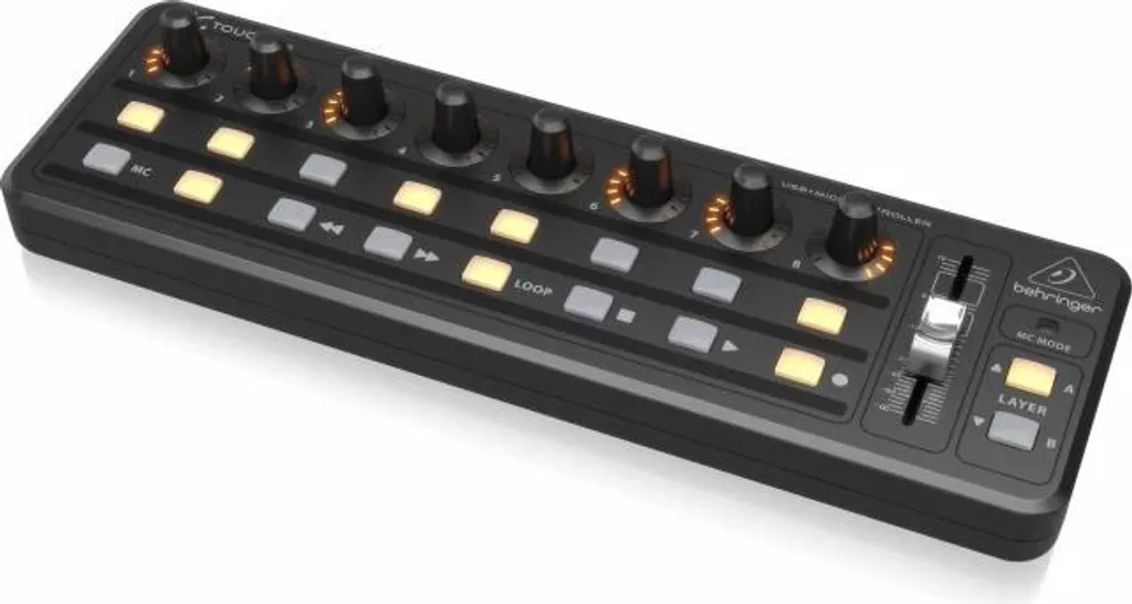 Behringer X-TOUCH MINI avec 8 Encodeurs rotatifs et 16 Touches LED - 9