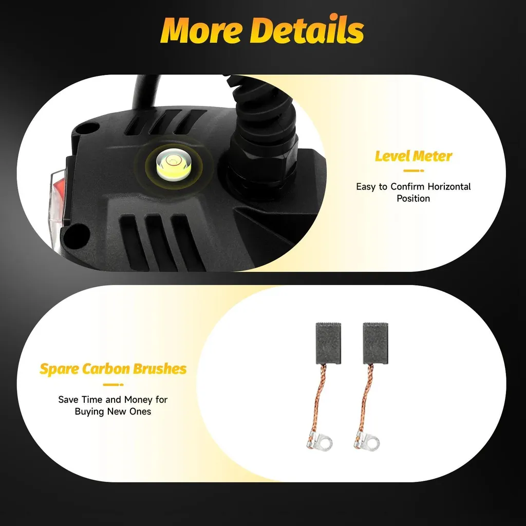 Carotteuse Diamant 2300W Ø165mm avec Support de Forage Prise EU Rouge - 7