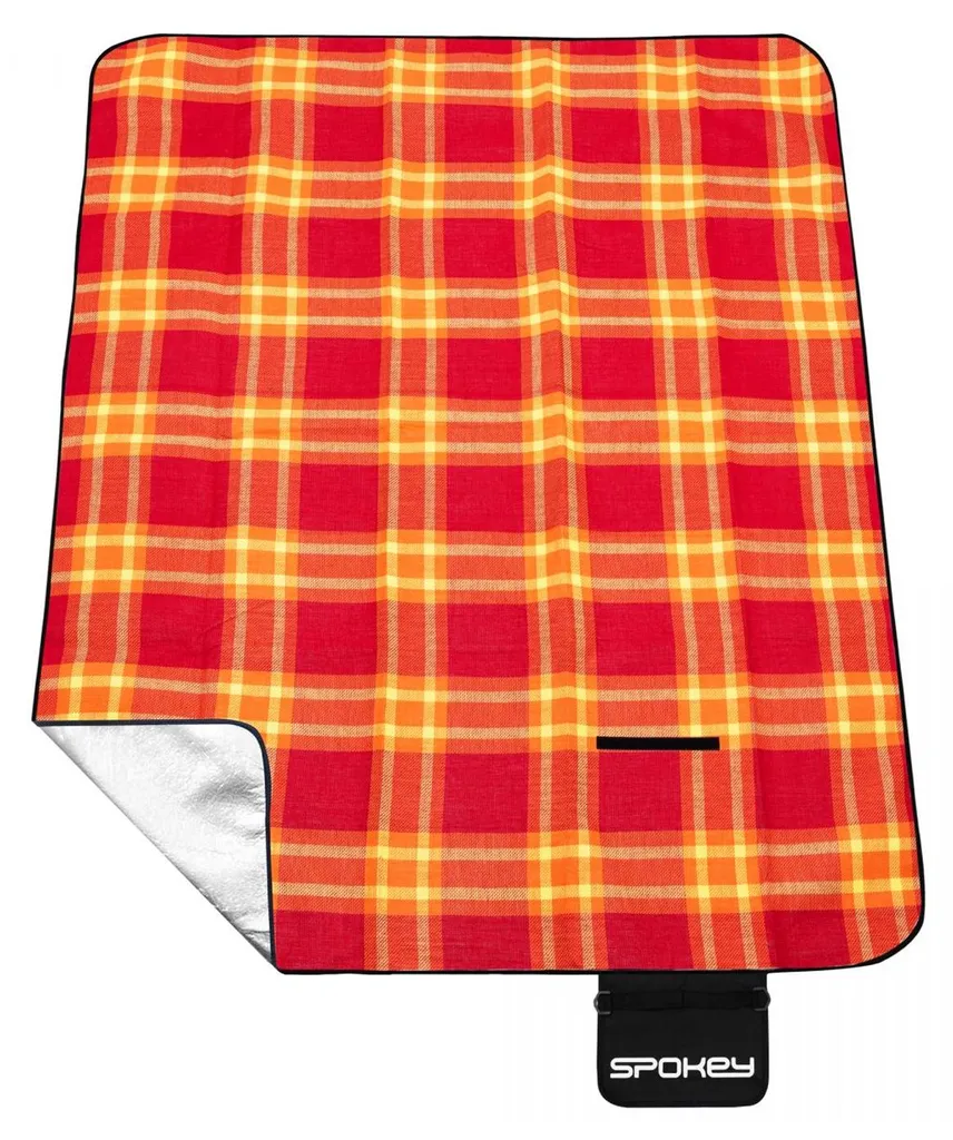 Spokey Karo PP7103 Couverture de Pique-nique Orange Taille Unique
