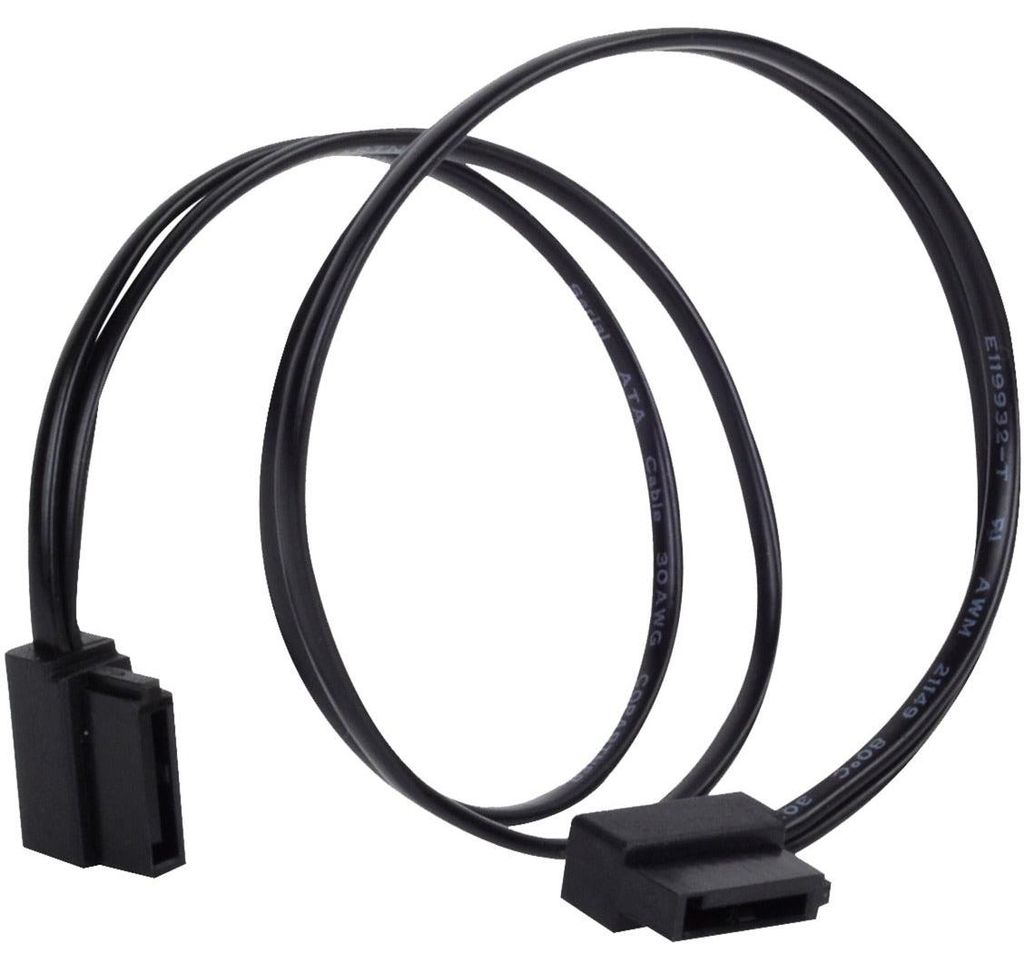 Silverstone CP11, 0,3 m, SATA III, Männlich/Männlich, Schwarz
