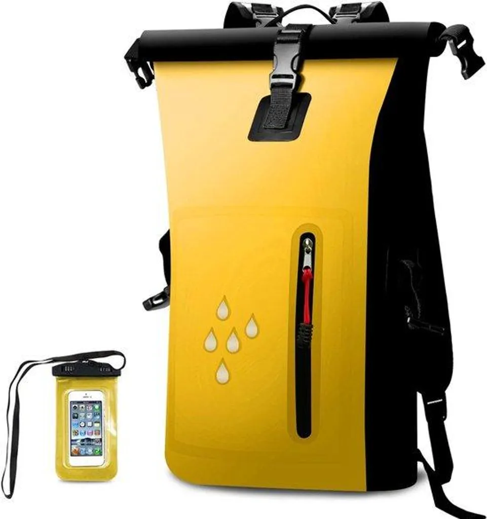 Sac à dos imperméable 25L avec fermeture éclair ultra-résistante Pro