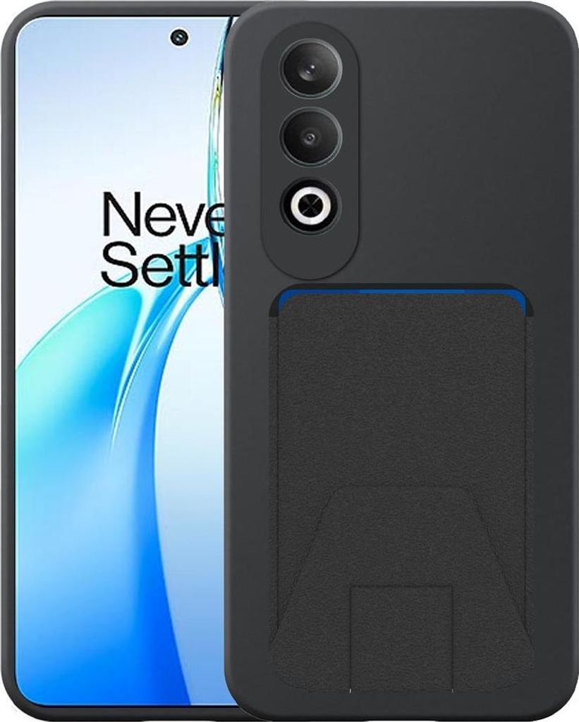 Geeignet für OnePlus Nord CE 4 Phone Case mit einstellbaren Leder Cardslot - Flexible Back Cover Case Silikon TPU mit einstellbaren Leder Cardslot...