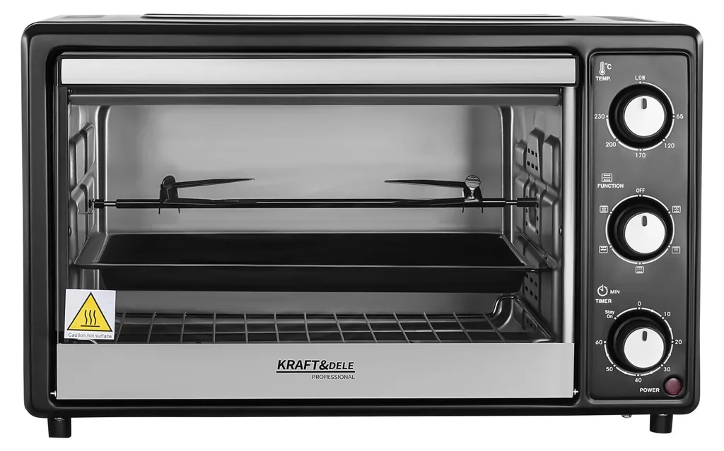 Forno elettrico 30L 1650w con funzione girarrosto + accessorio