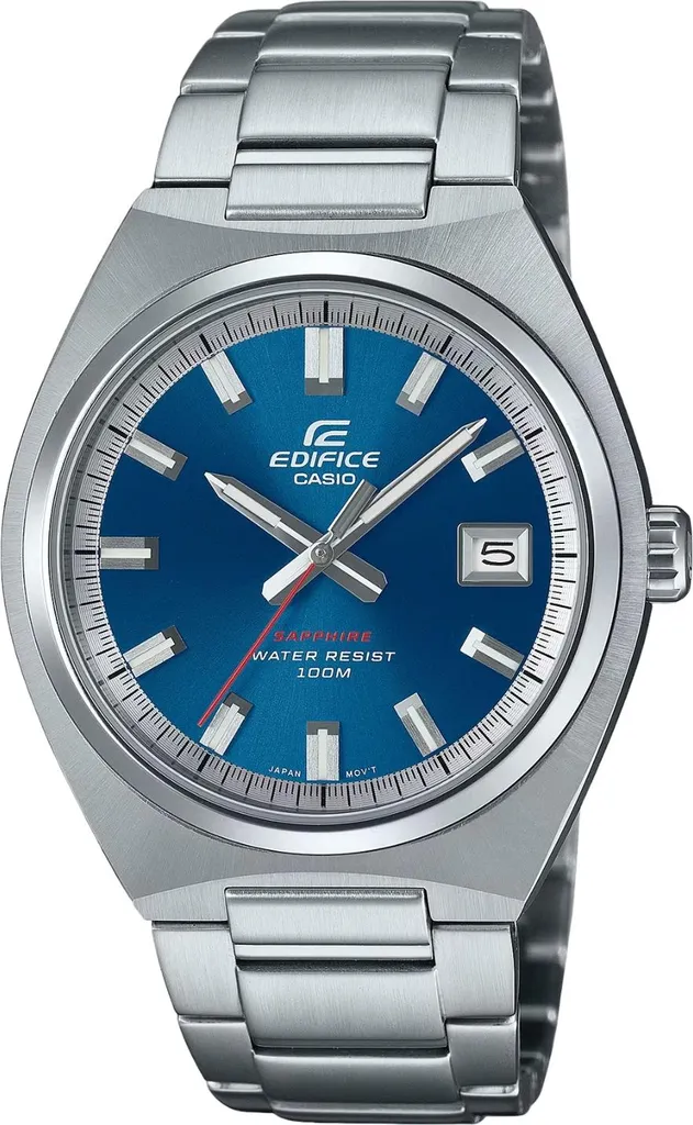 Montre Homme Verre Saphir Casio Edifice EFB-109D-2AVEF Cadran Bleu