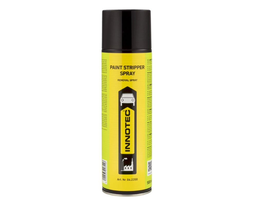 Innotec Abbeizspray Paint Stripper Spray - Hochwirksamer Lack Entferner für Holz, Metall, Stein und Beton - Abbeizer Lackentferner- Graffiti Entfe...