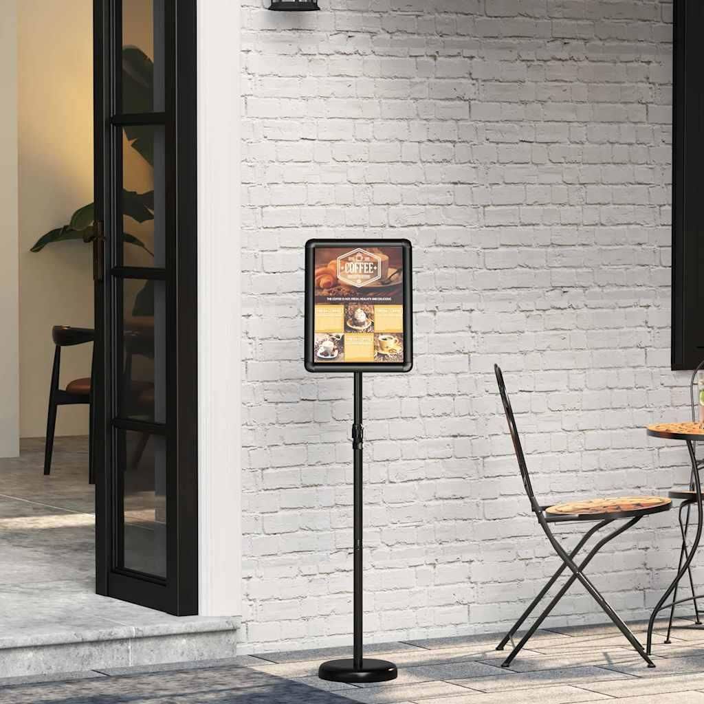 Bestmöbel Messestände Schwarz 25 x 25 x 125 cm Aluminium - Bewerbungsmappen CC321573