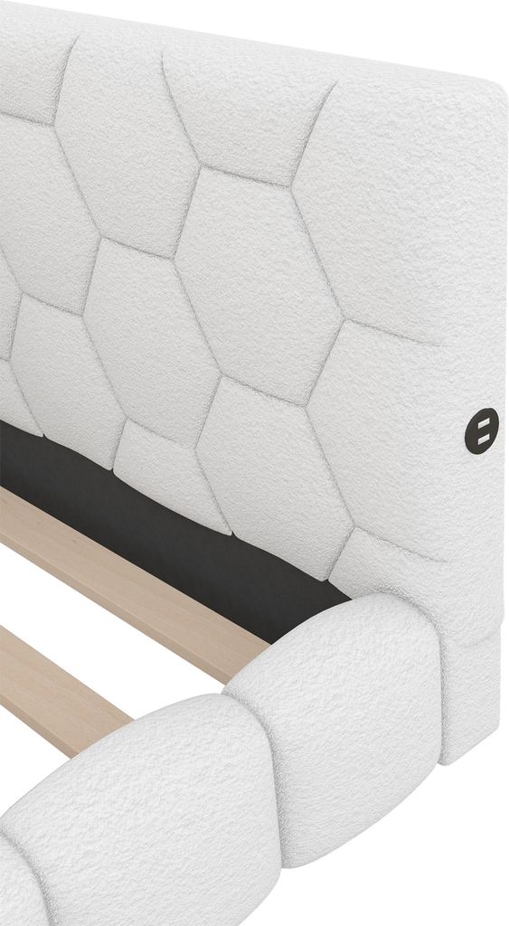 okwish Tagesbett Schlafsofa 90x200cm mit LED und Produktbild 8