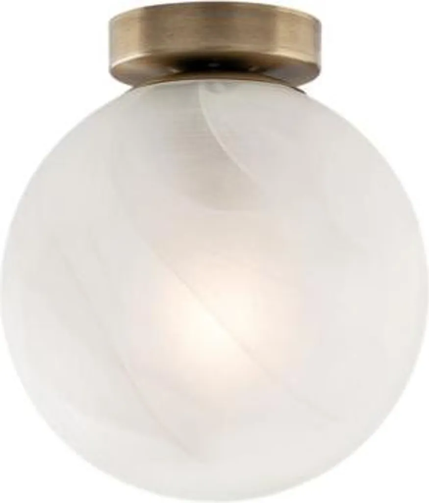 Plafonnier design Olaf pour couloir ou entrée noir chrome 20cm 1 lumière
