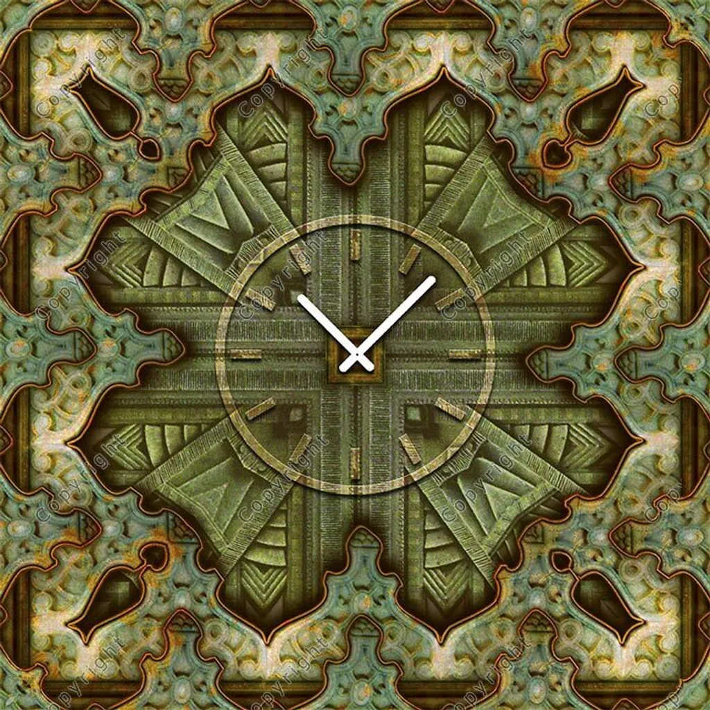 Orologio da Parete Design 4105 Dixtime | 30x30 Moderno Silenzioso