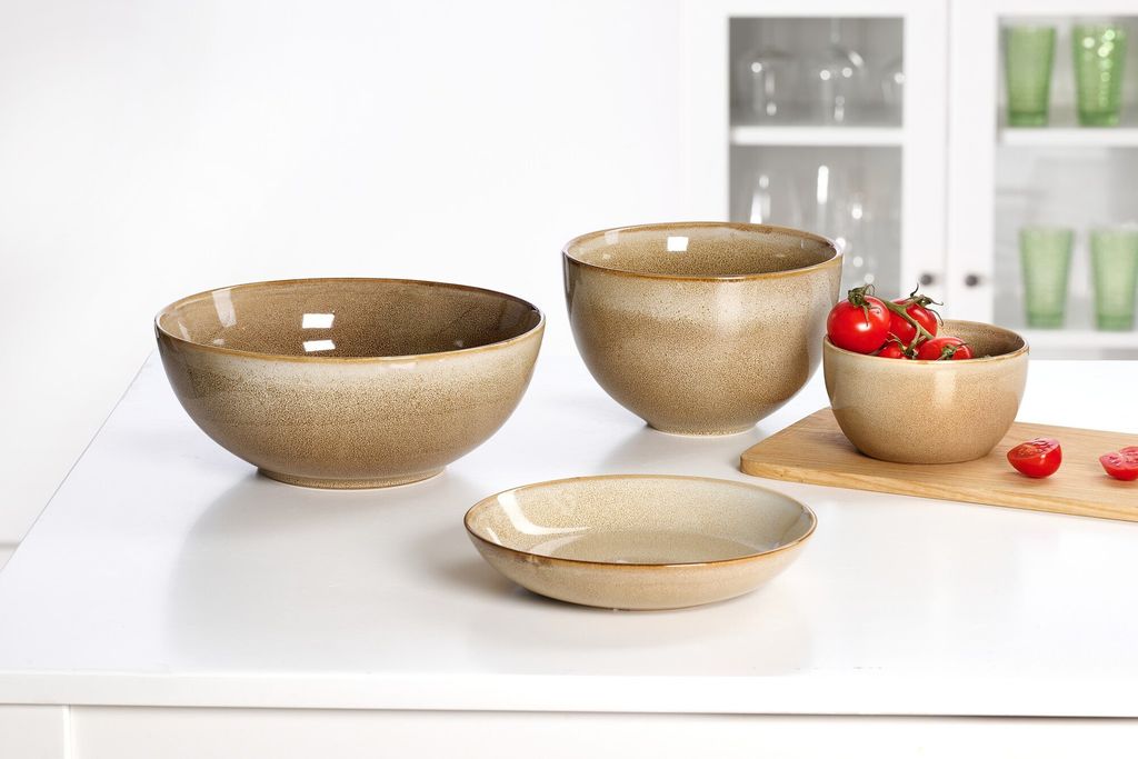 Suppenteller 21cm 6er Set Alicante braun