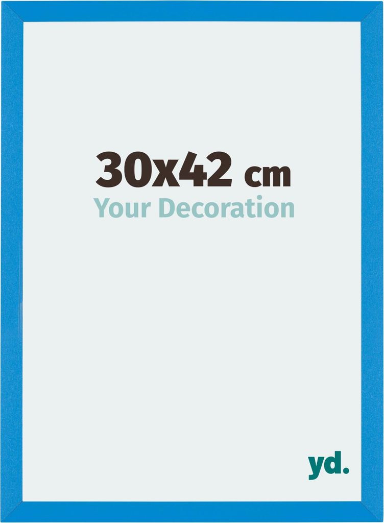 Bilderrahmen, 30x42 cm, Hellblau, MDF, Mura