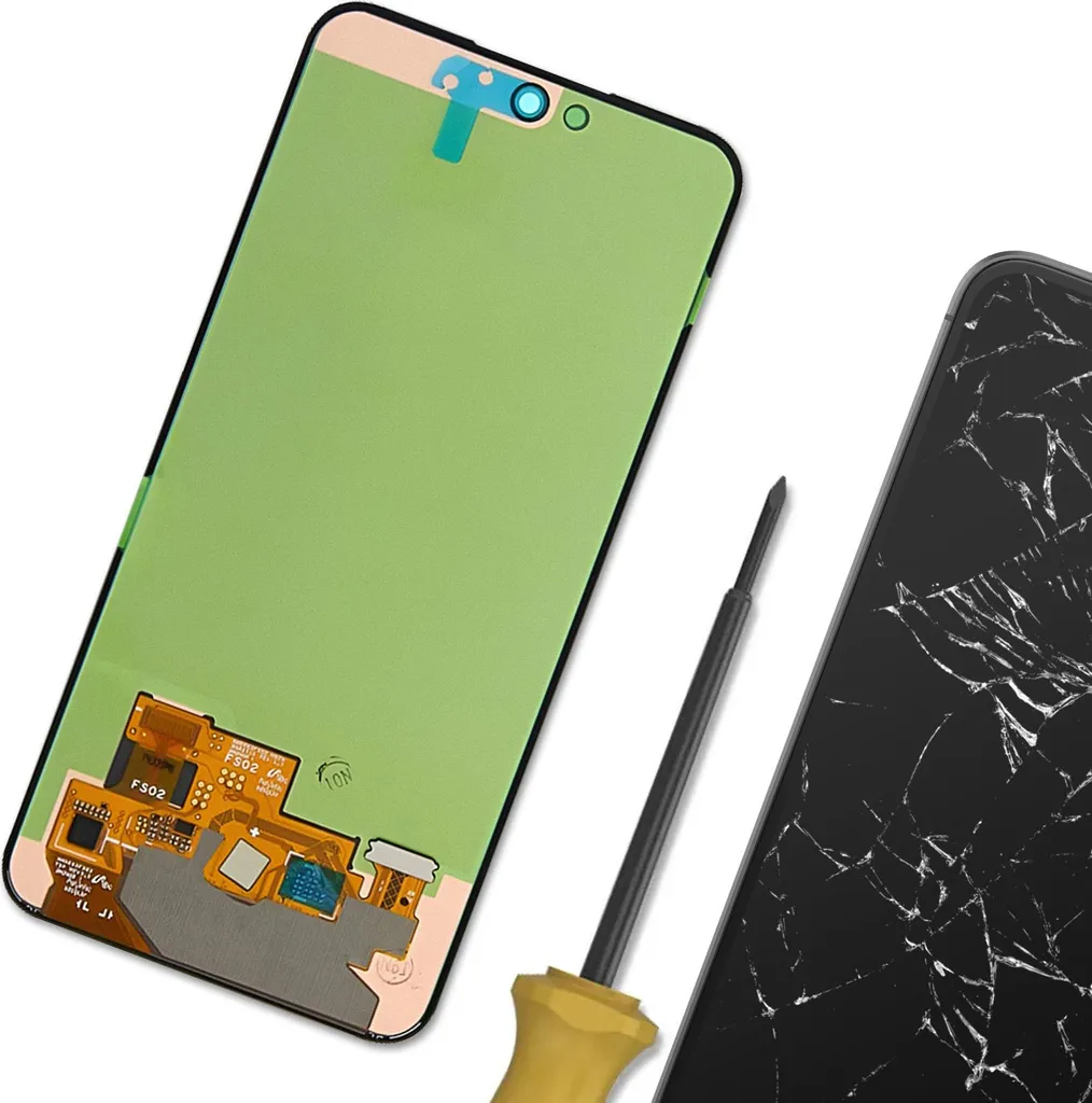 Clappio Écran LCD pour Galaxy A56 Noir - Dalle Tactile Qualité Originale - 4