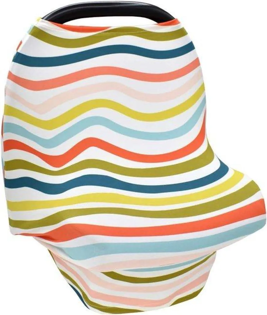 Couverture poussette nouveau-né arc-en-ciel multifonctionnelle d'appoint