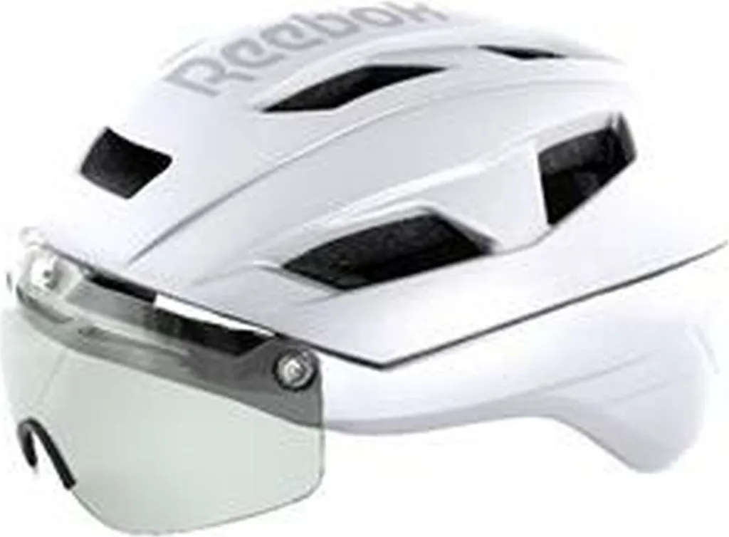 Casque de vélo urbain Reebok blanc M pour protection cycliste city
