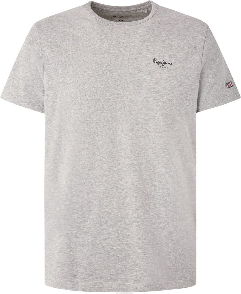 Pepe Jeans Slim Fit Rundhals T-Shirt mit Logo Print 70% Baumwolle : Größe - XL Größe: XL