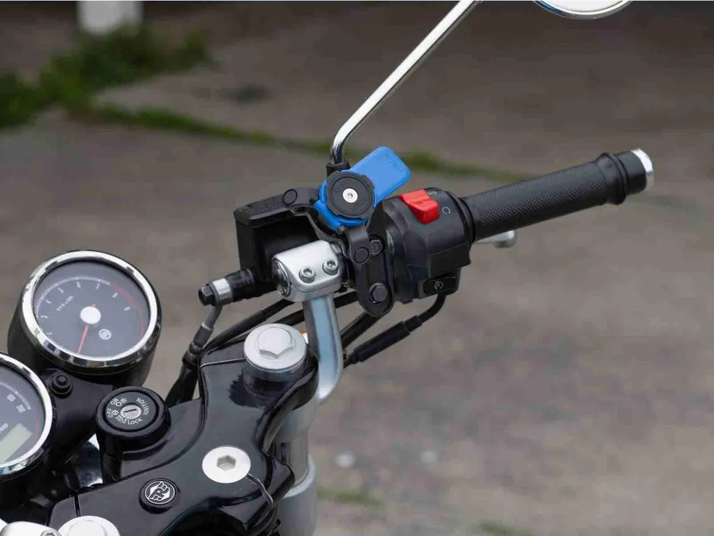Support de Téléphone Quad Lock Fixation Maître-cylindre Haute Sécurité