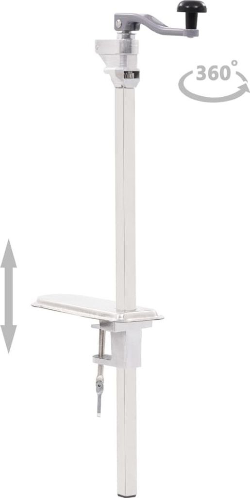 (Robust Möbel) Dosenöffner Silbern 70cm Aluminium und Edelstahl - CL355744 - Garten & Heimwerken