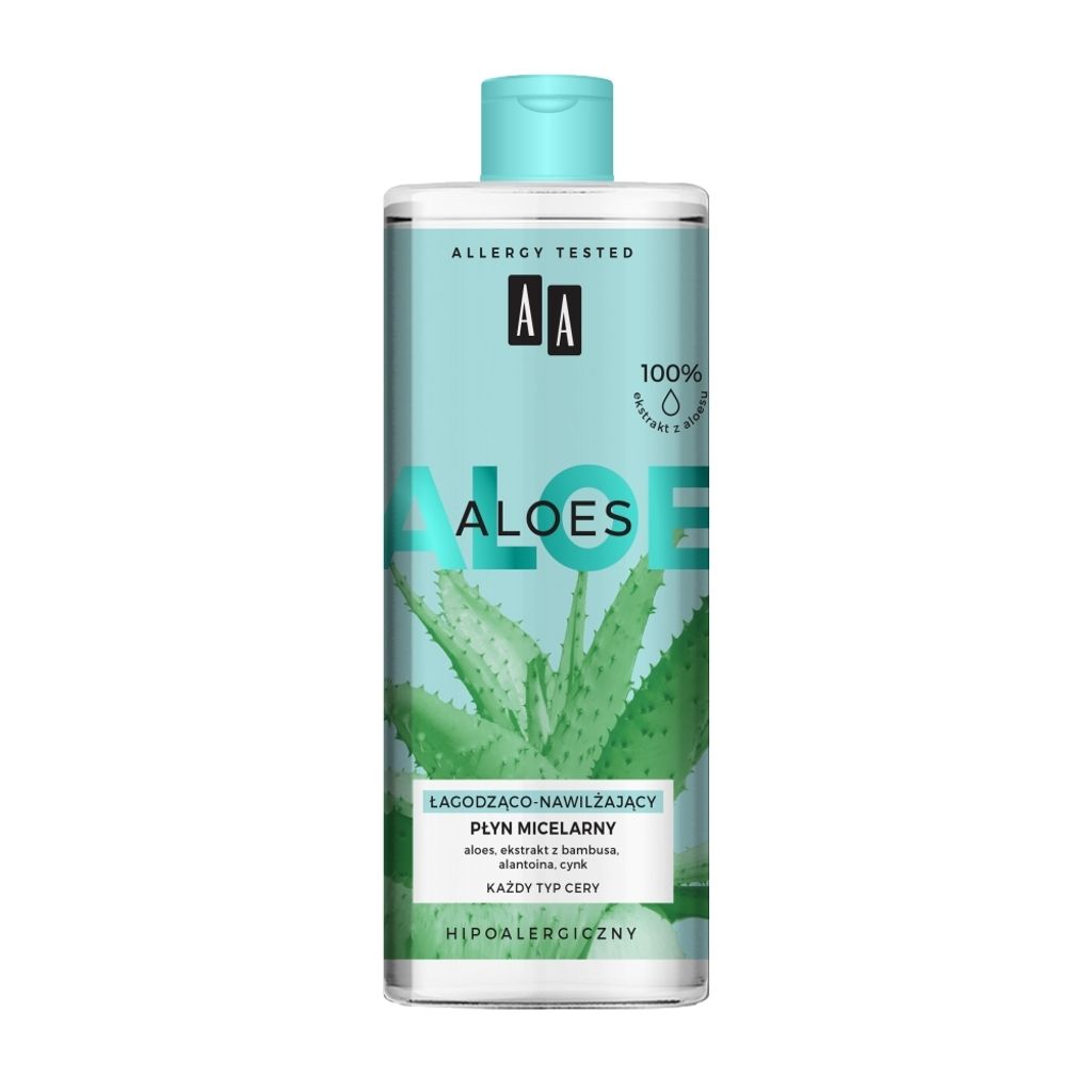 AA Aloe 100% Aloe Vera Extrakt beruhigende und feuchtigkeitsspendende Mizellenlotion 400ml