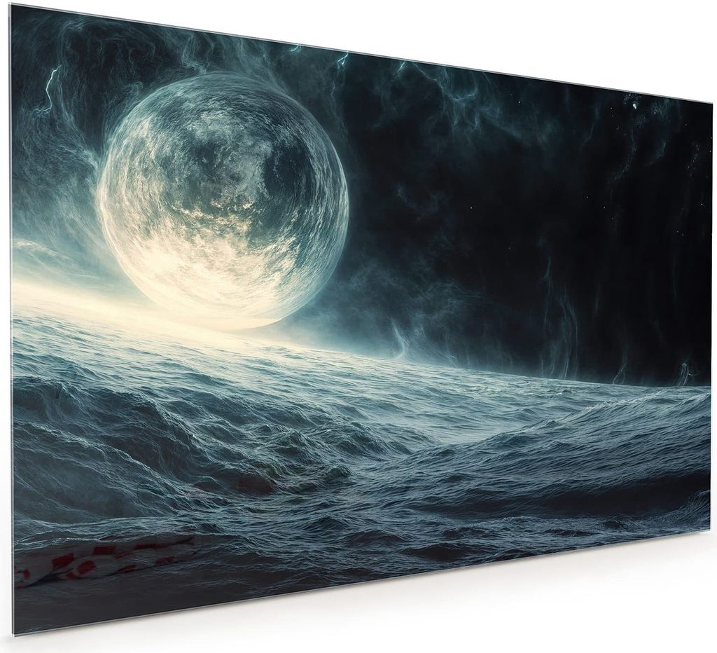 Küchenrückwand Spritzschutz Glas mit Motiv Sterne im Kosmos 40 x 40 cm