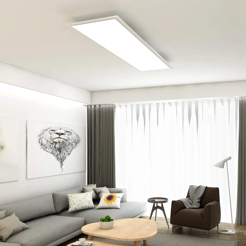 Panneau LED Briloner Leuchten Simple 38W 4100lm 120x30cm Blanc - 7