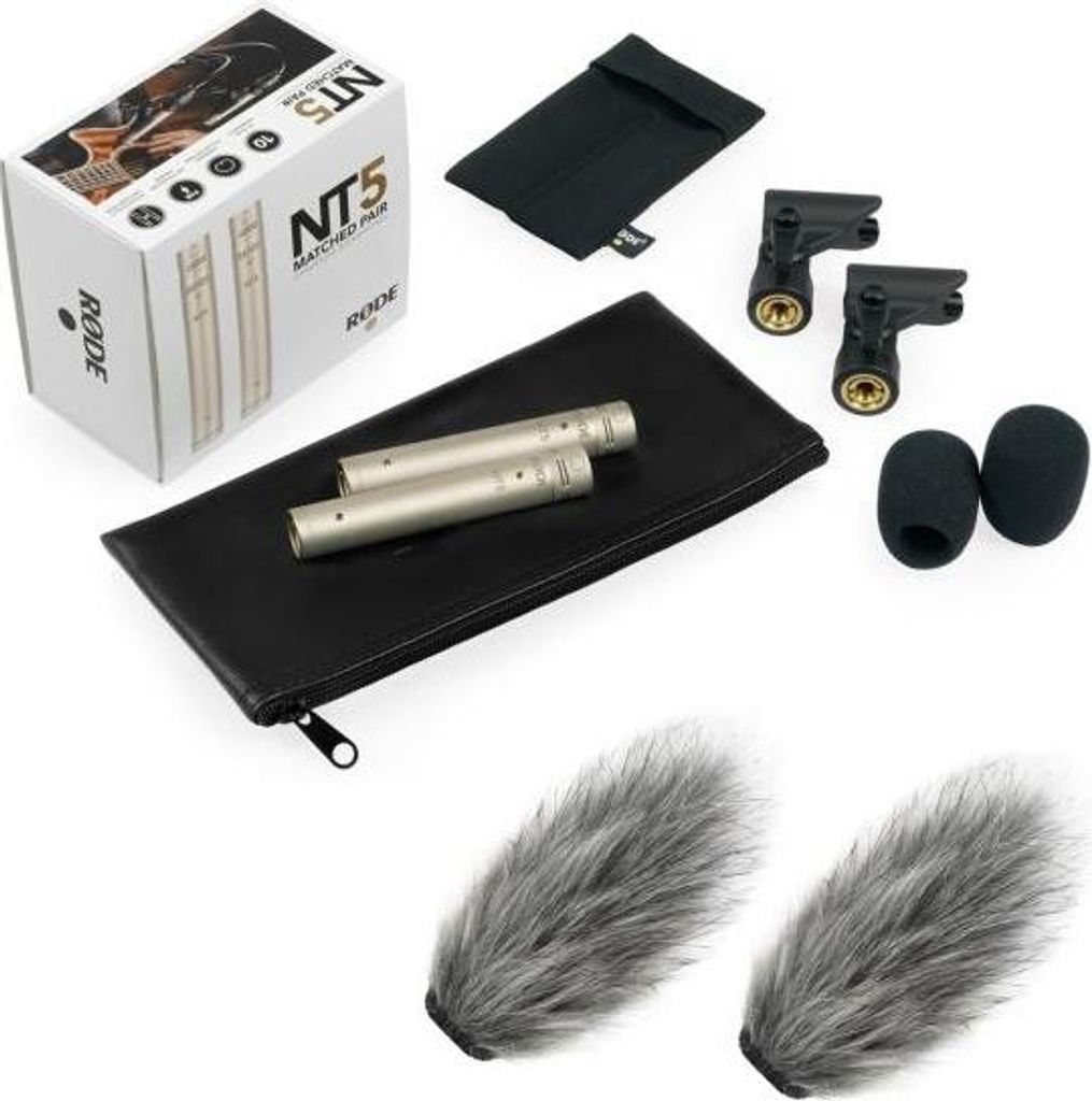 Rode NT5 MP Mikrofon-Set mit 2x Windschutz