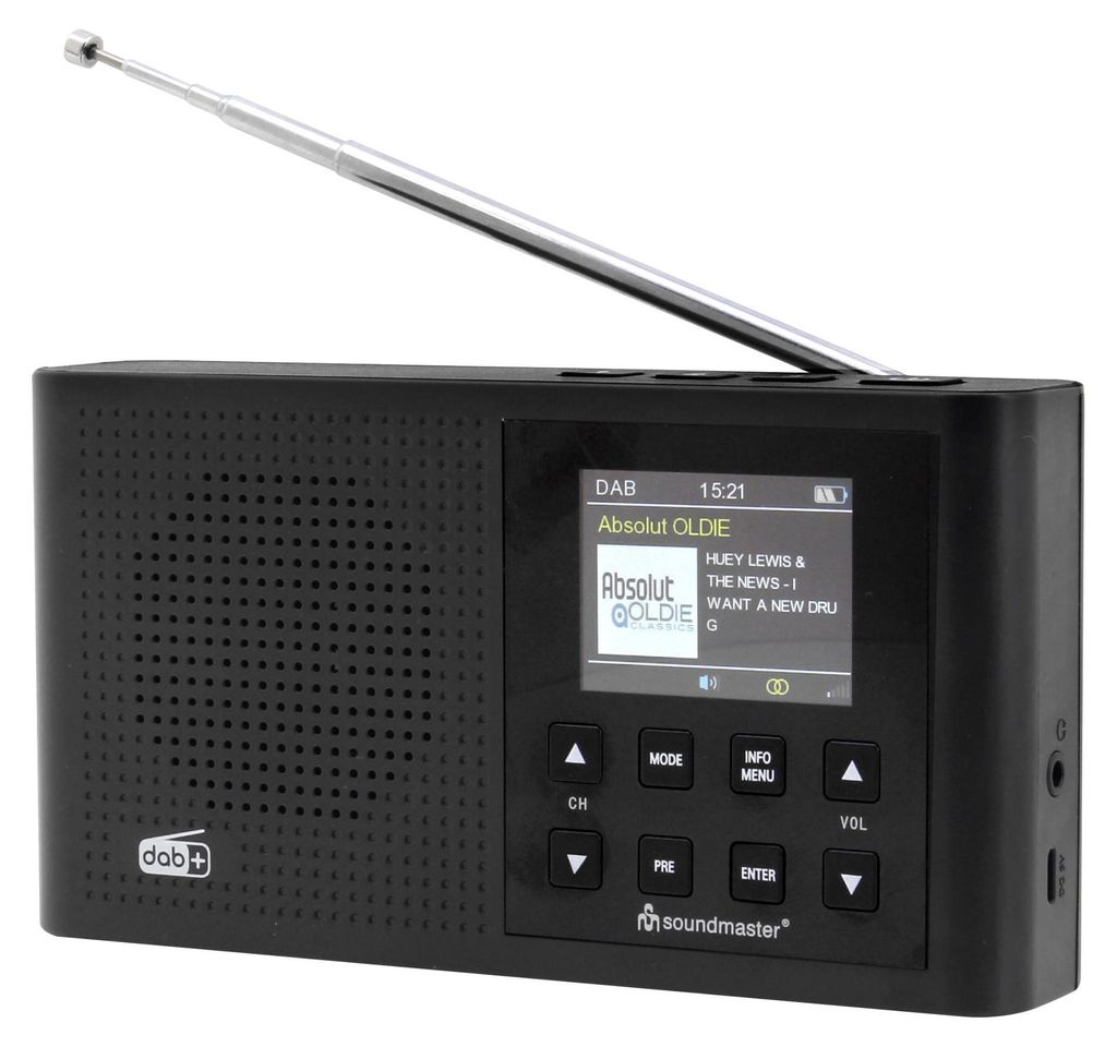 Soundmaster DAB165, Tragbar, Analog & Digital, DAB+, FM, Produktbild 
