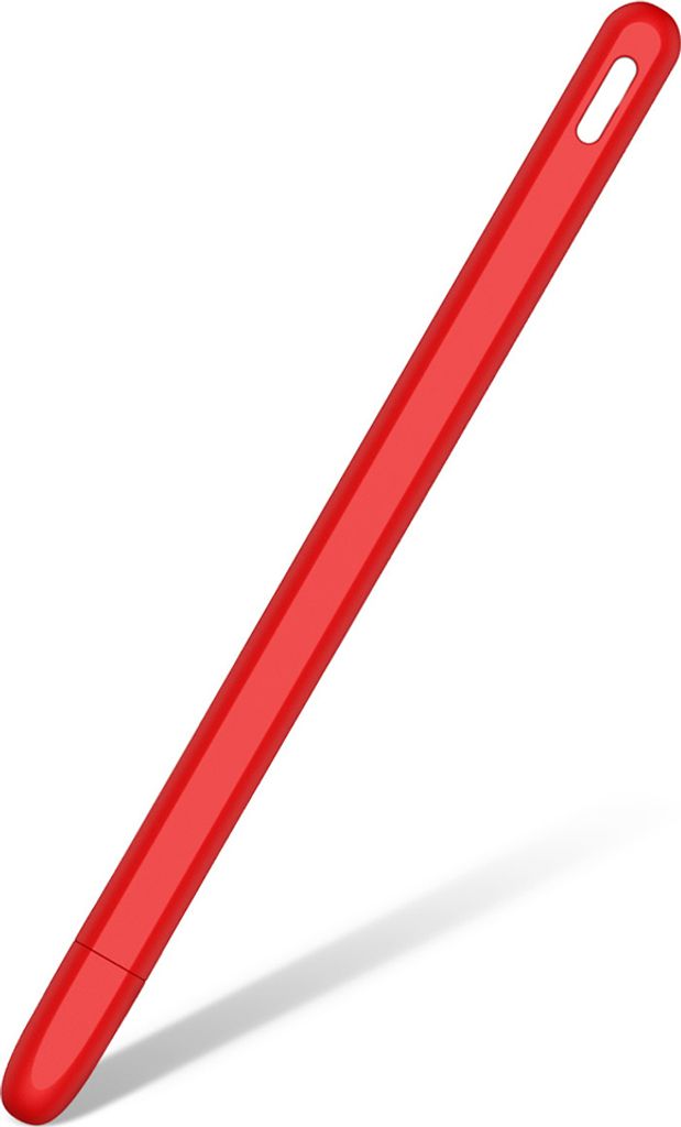 Silikonkapazitive Stylus-Stifthülle Schutzhülle für Äpfel I-Pad Bleistift 2-Rot