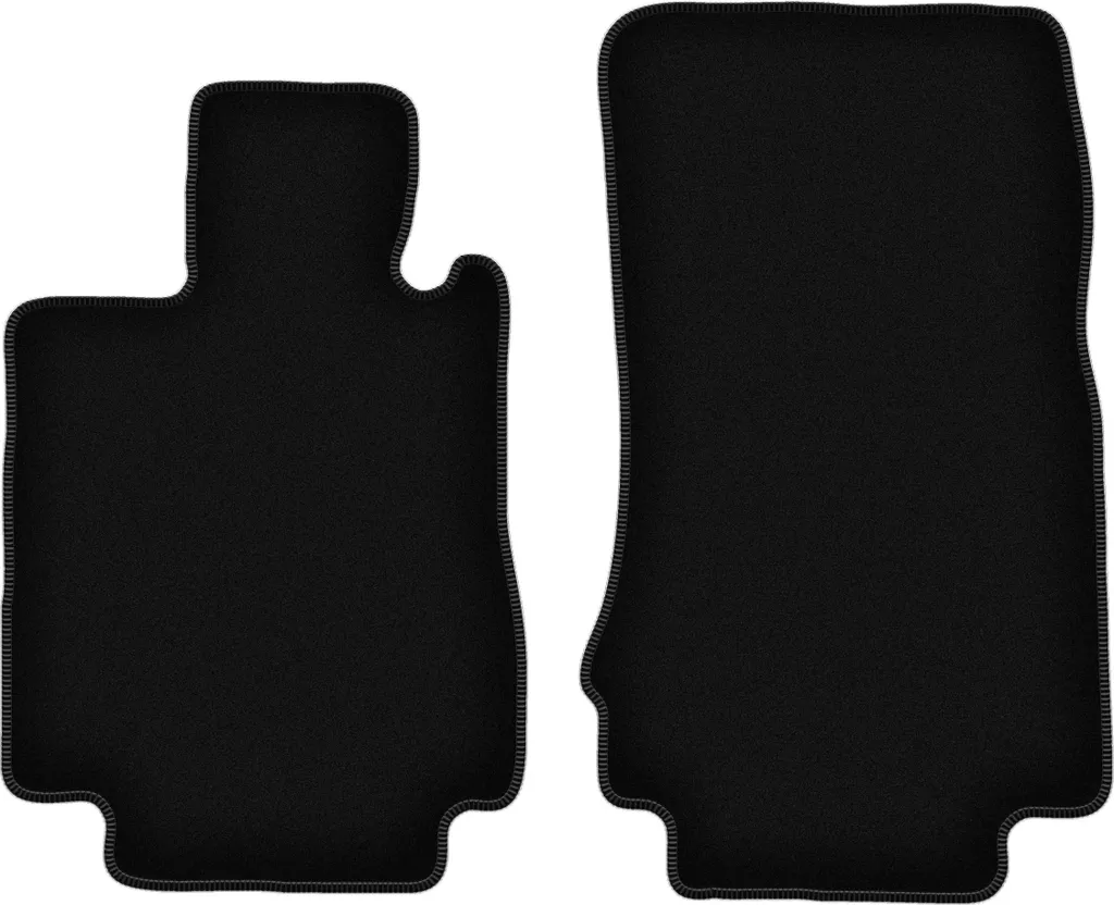 Tappetini Mercedes CL W215 Velluto Nero Wielganizator - Set 2 Pezzi