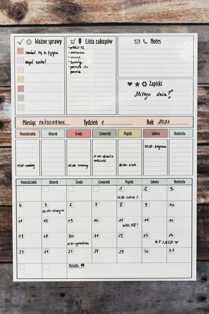 Lavagna Magnetica Frigo XXL - Il Planner che Non si Perde Mai - 2