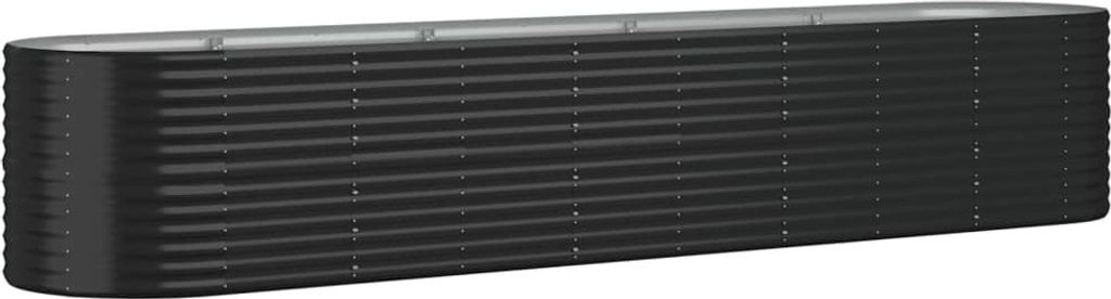 vidaXL Lit surélevé Acier revêtu par poudre 368x80x68 cm Image du produit 