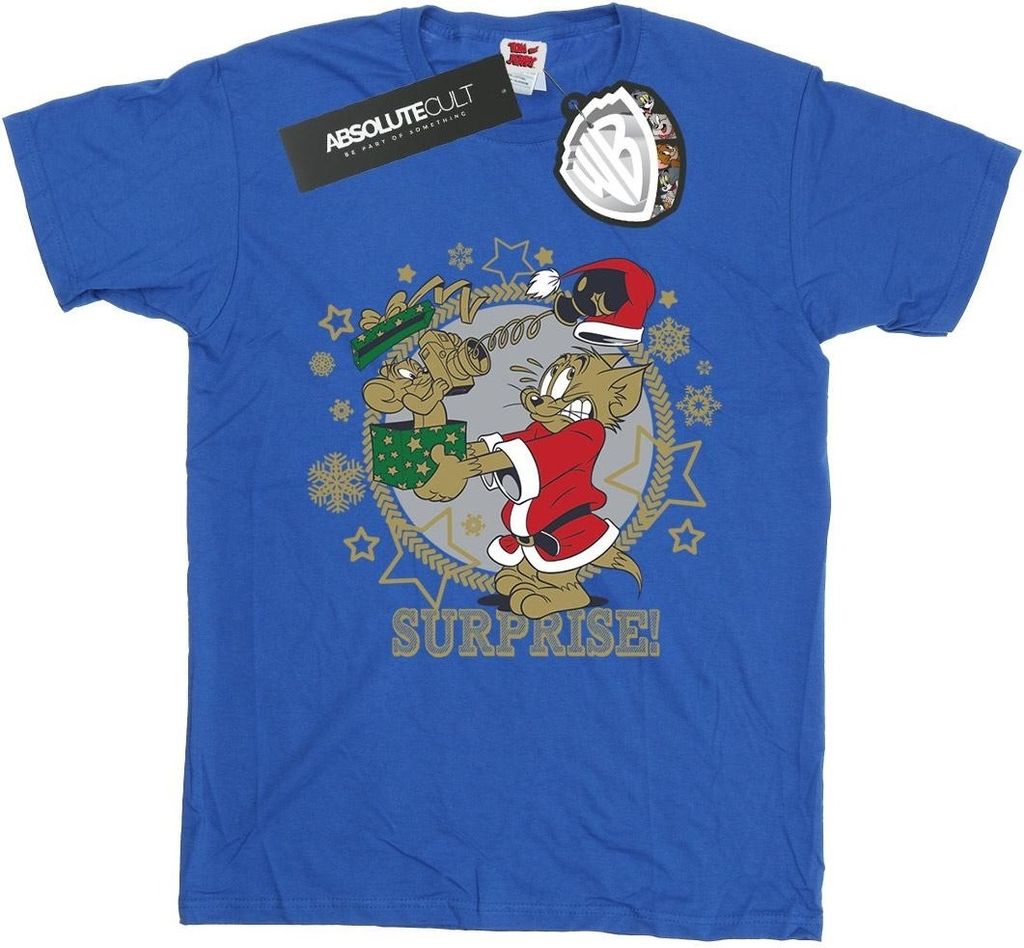 Tom And Jerry - "Christmas Surprise" T-Shirt für Damen Produktbild 