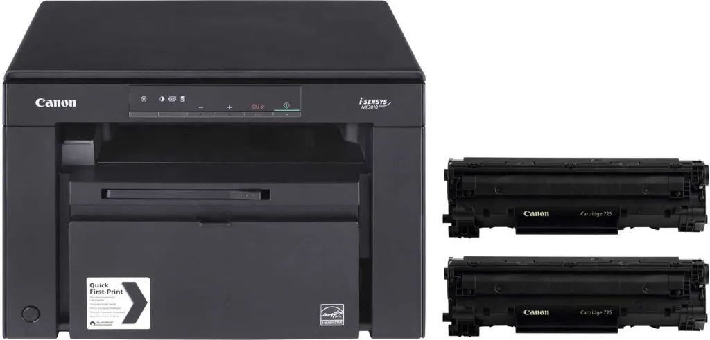 Canon i-SENSYS MF3010 Imprimante Multifonction Laser Noir et Blanc A4