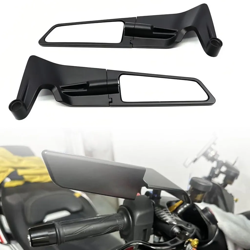 Rétroviseurs moto aérodynamiques réglables noirs pour MT09 Z1000 Duke