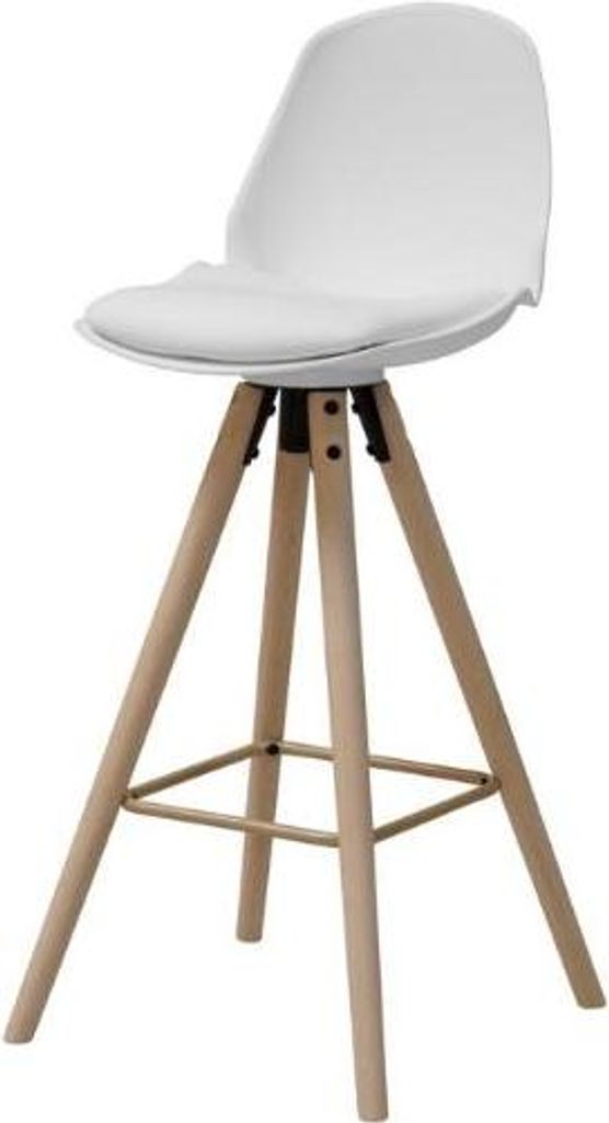 Barhocker Sammy - weiß/beige
