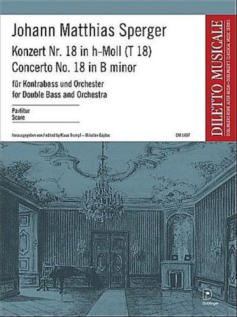 Konzert h-Moll Nr.18 T18für Kontrabass und Orchester