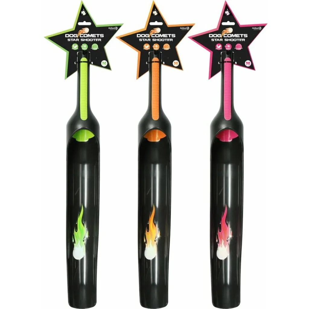 Dog Comets Star Launcher Arancione | Lanciapalle Resistente per Cani