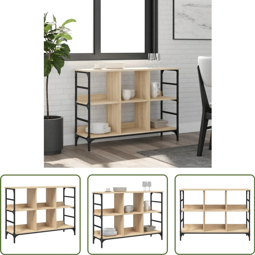 Credenza Rovere Sonoma 102x32x73,5 cm | Mobile Soggiorno Robusto