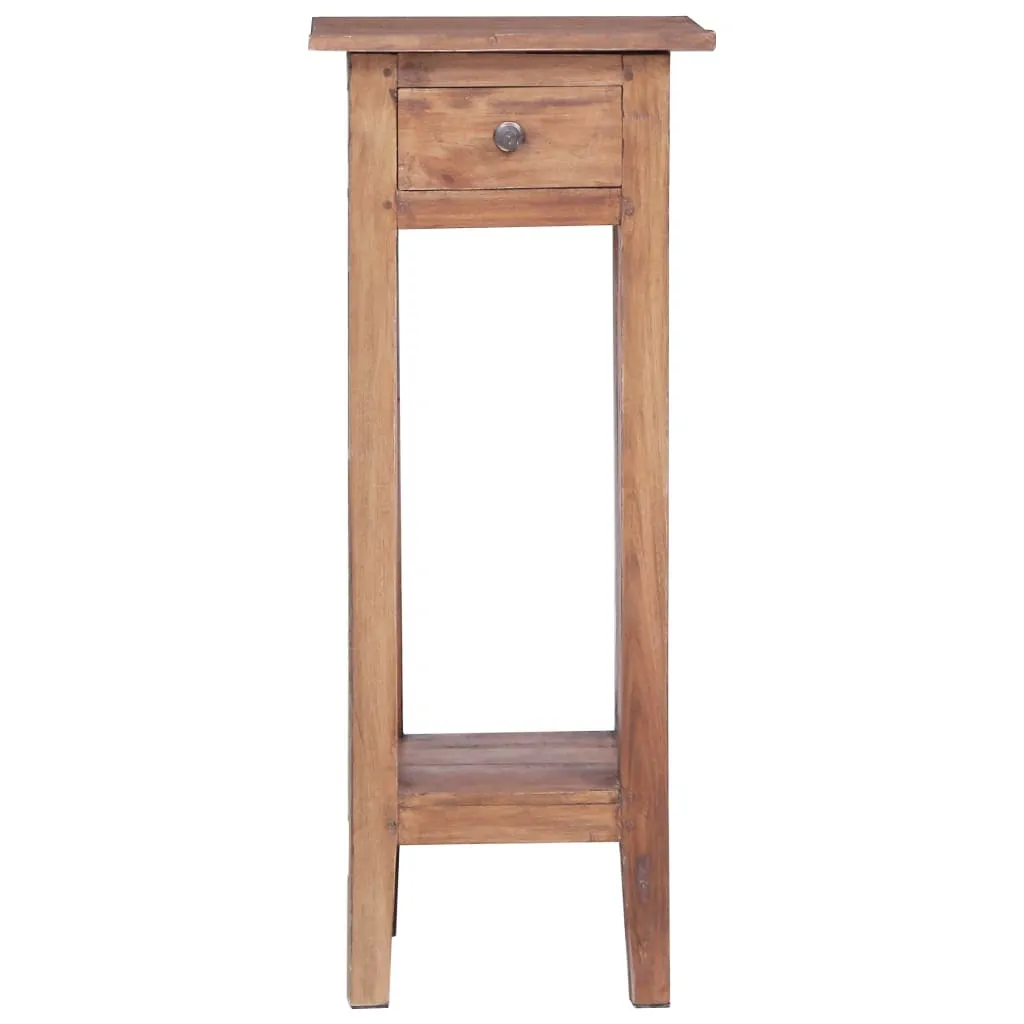 Porte-fleurs robuste en bois de récupération 30x30x75 cm - Style Rétro - 2