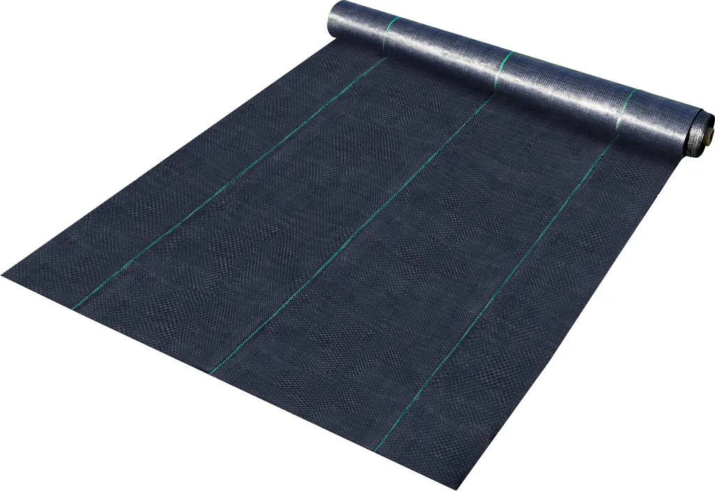 Toile Géotextile Haute Perméabilité 1,8m Couvre-Sol Jardin en PP Noir