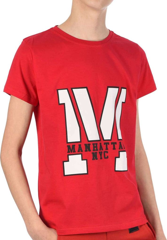 BEZLIT Jungen T-Shirt mit Manhatan Rot 128/134