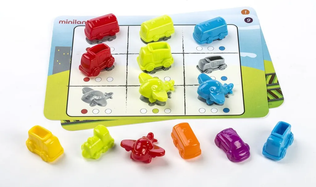 Miniland Sort & Count Vehicles Jouets Éducatifs Multicolores One Size - 2