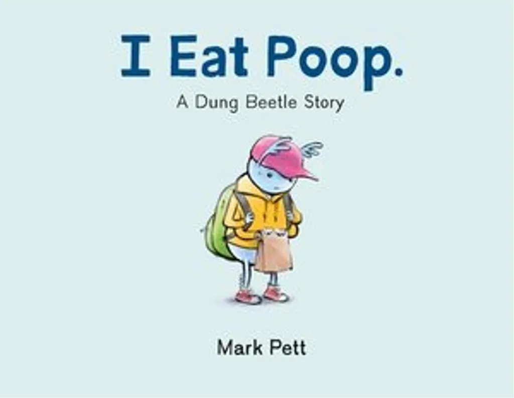 T-shirt drôle I Eat Poop en coton bio modèle respirant taille M