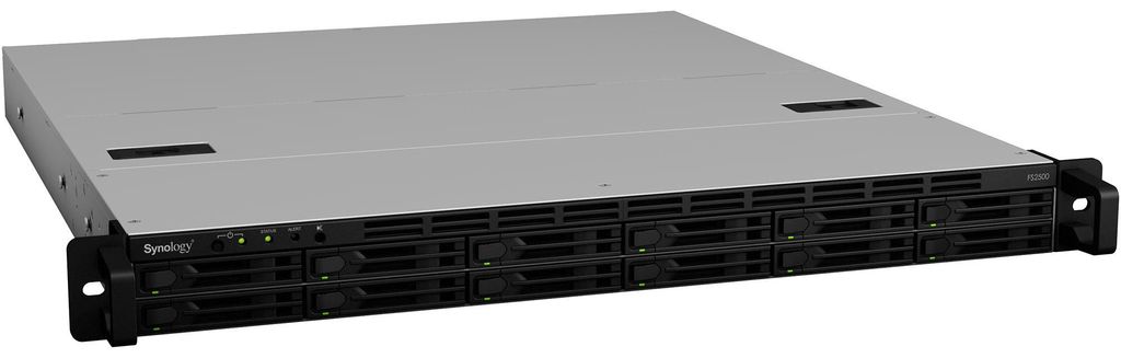 Synology FlashStation FS2500 - NAS-Server - 12 Schächte - Rack - einbaufähig - SATA 6Gb/s - RAID RAID 0, 1, 5, 6, 10, JBOD, RAID F1 - RAM 8 GB - ...